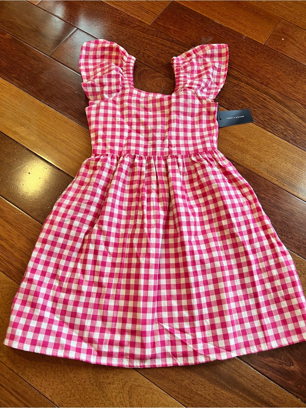 Tommy Hilfiger Pink Plaid Dress, Girls Size 8/10, NWT